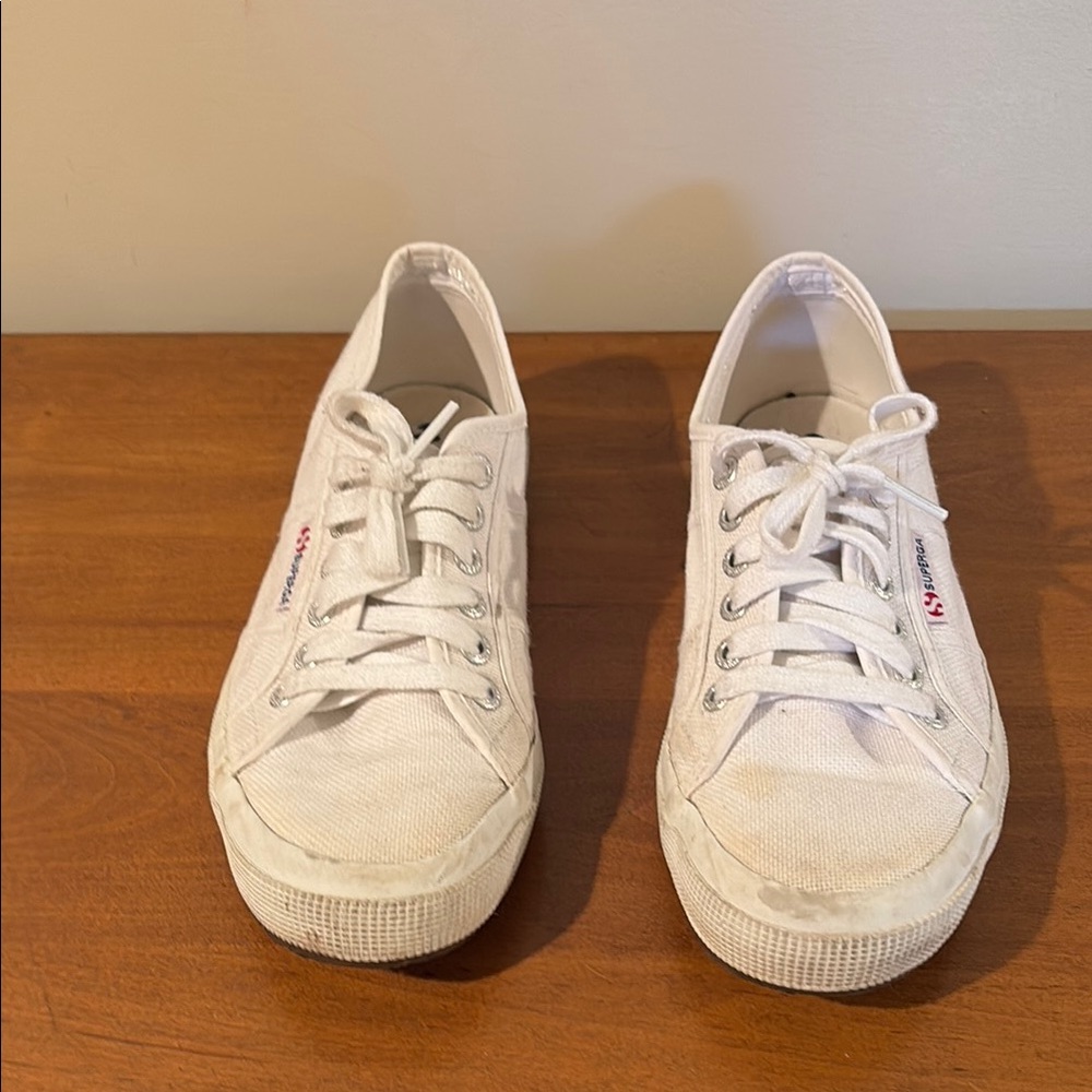 White Canvas Sneakers